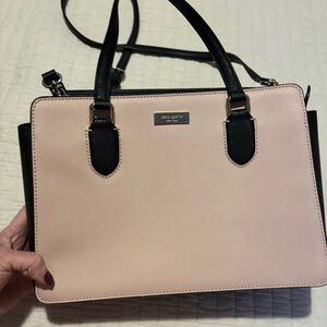 Kate Spade Black and Cream Satchel